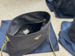 Prada Vintage Hobo Underarm Bag Nylon Chain Bag As Seen On Zhu Zhu Minimalist And Sophisticated Nylon Construction Ensures Lightweight, Durable And Easy-Care - Image 7