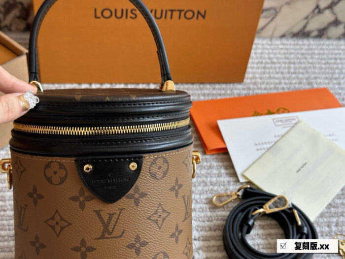 Louis Vuitton Fortune Bucket Bag Two-Tone Design Handheld Or Crossbody Spacious And Versatile - Image 2