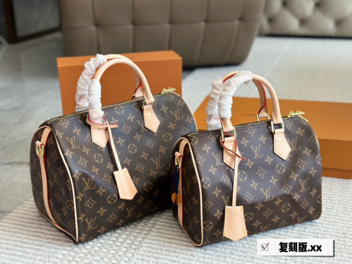 Louis Vuitton Speedy Pillow Bag Authentic Replica With Detachable Lining Bestselling Airport Biker Bag Luxurious Yet Dynamic Design Premium Fabrics - Image 10