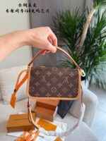 Louis Vuitton Nano Diane Monogram Canvas Bag Retro Elements Versatile Carry Options - Image 7
