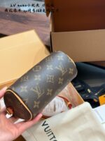 Louis Vuitton Speedy Nano Monogram Mini Cushion Bag Upgraded 163-Code Chip Adjustable Shoulder Strap For Crossbody Or Shoulder Carry - Image 5