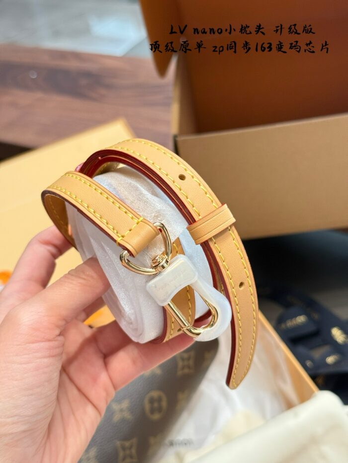 Louis Vuitton Speedy Nano Monogram Mini Cushion Bag Upgraded 163-Code Chip Adjustable Shoulder Strap For Crossbody Or Shoulder Carry - Image 6