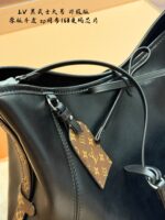 Louis Vuitton All Dark Carryall Original Calfskin Monogram Shoulder Strap Large Capacity Bag - Image 3