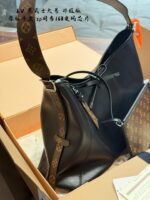 Louis Vuitton All Dark Carryall Original Calfskin Monogram Shoulder Strap Large Capacity Bag - Image 4
