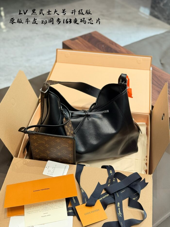 Louis Vuitton All Dark Carryall Original Calfskin Monogram Shoulder Strap Large Capacity Bag - Image 6