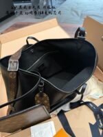 Louis Vuitton All Dark Carryall Original Calfskin Monogram Shoulder Strap Large Capacity Bag - Image 9