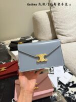 Celine Arc De Triomphe Envelope Chain Bag Exquisitely Compact, Elegant And Luxurious Multiple Colours Available - Image 3