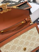 Celine Arc De Triomphe Envelope Chain Bag - Exquisitely Compact With Multiple Colour Options - Image 8