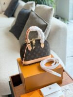 Louis Vuitton Alma Bb Monogram Shell Bag Classic And Practical Authentic High Quality - Image 2