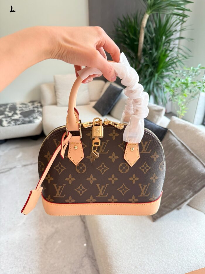 Louis Vuitton Alma Bb Monogram Shell Bag Classic And Practical Authentic High Quality - Image 5