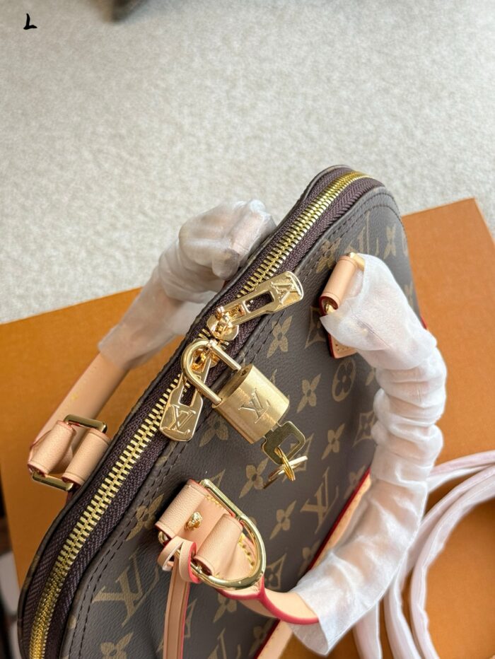 Louis Vuitton Alma Bb Monogram Shell Bag Classic And Practical Authentic High Quality - Image 6
