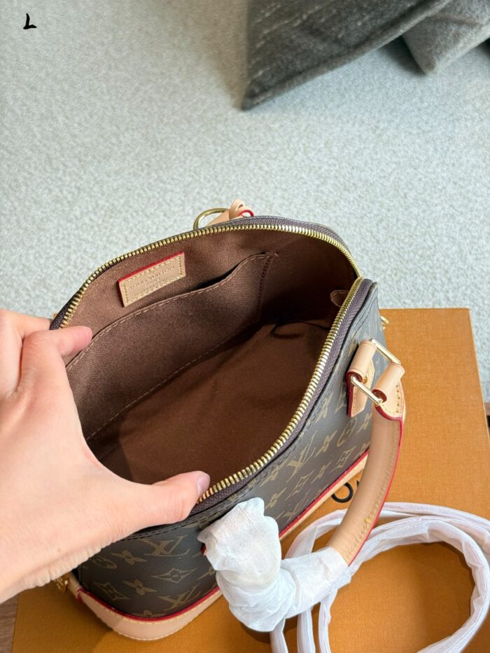 Louis Vuitton Alma Bb Monogram Shell Bag Classic And Practical Authentic High Quality - Image 7