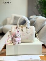 Louis Vuitton May New Release: Light Cream Strawberry Speedy 20 Handbag/Shoulder Bag/Crossbody Bag - Limited Edition