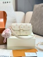 Louis Vuitton Nano Diane Strawberry Cream Mini Bag Fresh And Adorable Carry By Hand, Shoulder Or Crossbody - Image 2