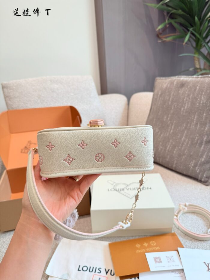 Louis Vuitton Nano Diane Strawberry Cream Mini Bag Fresh And Adorable Carry By Hand, Shoulder Or Crossbody - Image 4