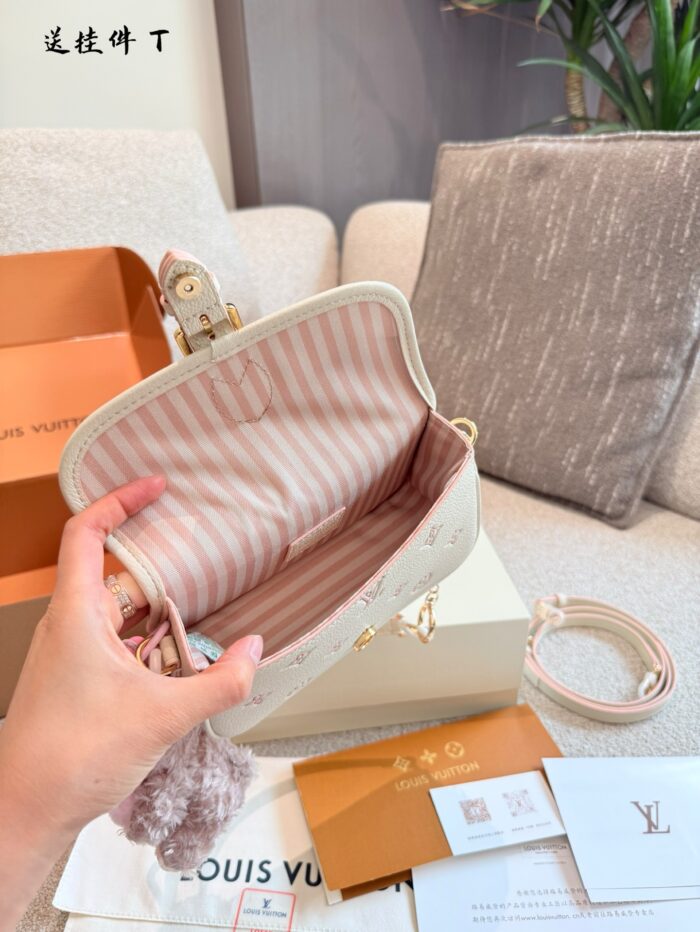 Louis Vuitton Nano Diane Strawberry Cream Mini Bag Fresh And Adorable Carry By Hand, Shoulder Or Crossbody - Image 9