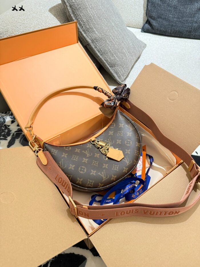 Louis Vuitton Looping New Size Dual Shoulder Straps Bag Attachment Double Box Packaging - Image 8