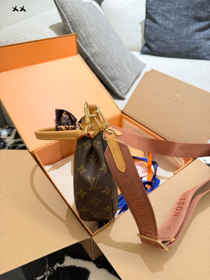 Louis Vuitton Looping New Size Dual Shoulder Straps Bag Attachment Double Box Packaging - Image 9