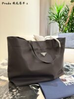 Prada Polka Dot Tote Bag - Oxford Cloth Single-Shoulder Commuter With Large Capacity