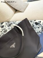 Prada Polka Dot Tote Bag - Oxford Cloth Single-Shoulder Commuter With Large Capacity - Image 3
