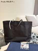 Prada Polka Dot Tote Bag - Oxford Cloth Single-Shoulder Commuter With Large Capacity - Image 4