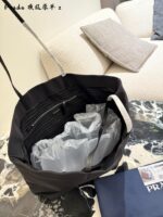 Prada Polka Dot Tote Bag - Oxford Cloth Single-Shoulder Commuter With Large Capacity - Image 6