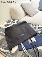 Prada Polka Dot Tote Bag - Oxford Cloth Single-Shoulder Commuter With Large Capacity - Image 7