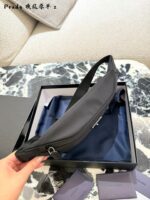 Prada Re-Nylon Waterproof Casual Waist Bag/Chest Bag Unisex Style Hands-Free, Stylish & Portable - Image 8