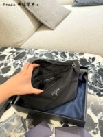 Prada Re-Nylon Waterproof Casual Waist Bag/Chest Bag Unisex Style Hands-Free, Stylish & Portable - Image 9