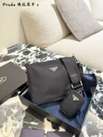 Prada Men'S Recycled Nylon Three-In-One Bag Versatile And Long-Lasting - Image 2