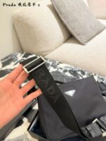 Prada Black Parachute Messenger Bag Essential For Autumn/Winter Outings Comfortable To Carry - Image 2