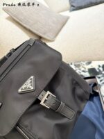 Prada Black Parachute Messenger Bag Essential For Autumn/Winter Outings Comfortable To Carry - Image 8