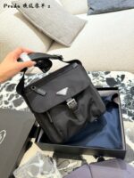 Prada Black Parachute Messenger Bag Essential For Autumn/Winter Outings Comfortable To Carry - Image 9