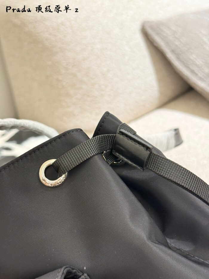 Prada Parachute Camel Shoulder Bag In Deep Sea Blue – Lightweight With Generous Capacity - Image 8
