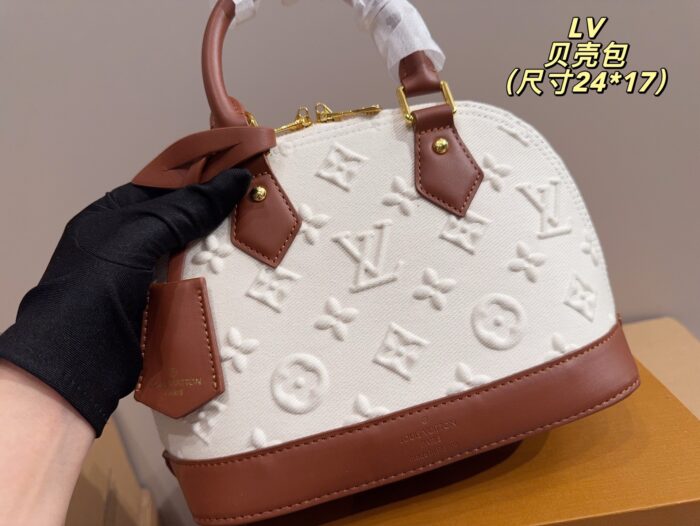 Louis Vuitton Shell Bag Sweet Yet Edgy, Versatile And Stylish Highly Fashionable And Visually Striking A Must-Have For Every Trendy Girl - Image 6