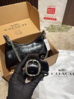 Coach Laurel Underarm Bag Top Zip Closure Dual Shoulder Straps Multiple Carrying Options Commute Or Casual Wear - Image 5