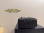 Chanel Box-Shaped Makeup Pouch With Plump Handles And Mirror - Exquisitely Crafted - Image 5