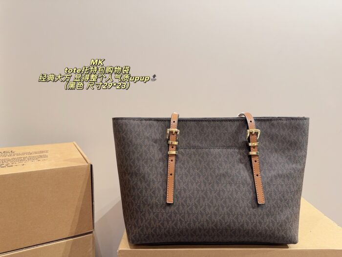Michael Kors New Arrival Tote Shopping Bag Genuine Pvc Material, Classic And Elegant - Image 2