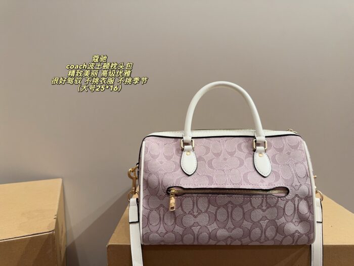 Coach Boston Pillow Bag Exquisite And Elegant Seasonally Versatile - Image 3