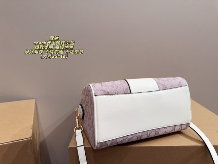 Coach Boston Pillow Bag Exquisite And Elegant Seasonally Versatile - Image 8