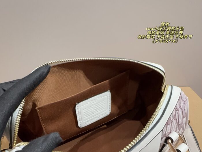 Coach Boston Pillow Bag Exquisite And Elegant Seasonally Versatile - Image 9