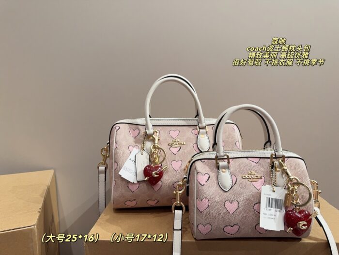 Coach Boston Pillow Bag Exquisite And Elegant Seasonally Versatile - Image 11