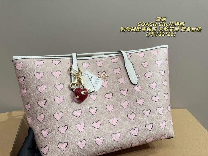 Coach City Tote Bag With Coin Purse Practical And Versatile Stylish For Everyday Outings - Image 3