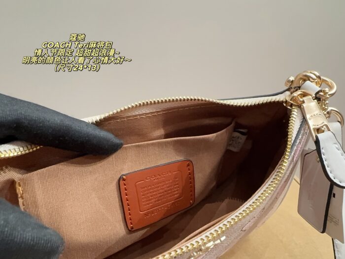 Coach Teri Mahjong Bag Valentine'S Limited Edition Sweet Romantic Heart Print Bag - Image 9