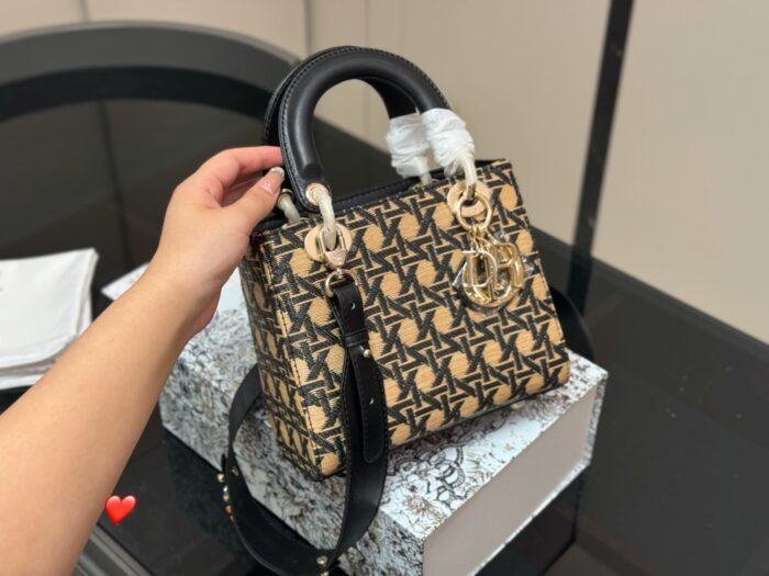 Dior Lady Dior Series Classic Monogram Handbag - Premium Quality - Image 5