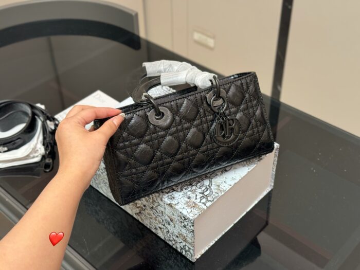 Dior Lady Horizontal Diana Bag 2025 New Silhouette Dual Straps - Image 1