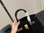 Hermès Bk30 Genuine Full-Grain Leather Original Quality Platinum Bag - Image 3