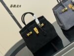 Hermès Bk30 Genuine Full-Grain Leather Original Quality Platinum Bag - Image 5