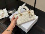 Dior Lady Lambskin Horizontal Diana Bag 2025 New Silhouette Dual Straps - Image 11
