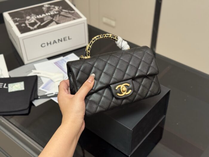 Chanel Mini Cf Handle Handbag Adorable And Spacious - Image 5